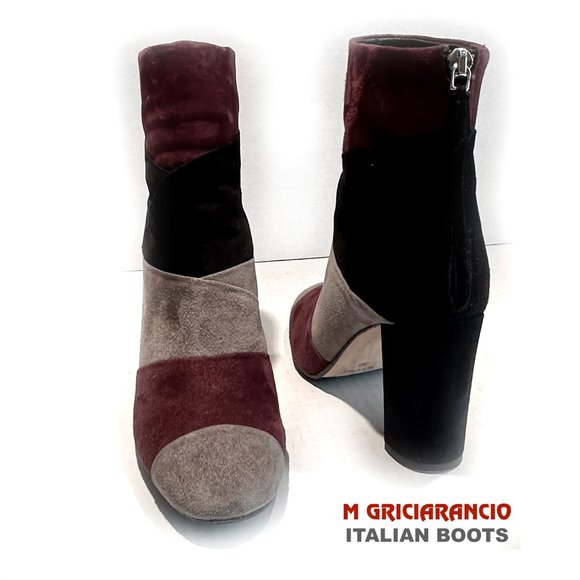 M GRICIARANCIO  ITALIAN BOOTS / SIZE: 7.5US / 38 EU /Made In Italy - Picture 8 of 10